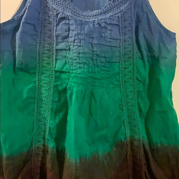 Delia’s Tricolor Tye Dye Cotton Tank - Picture 2 of 4